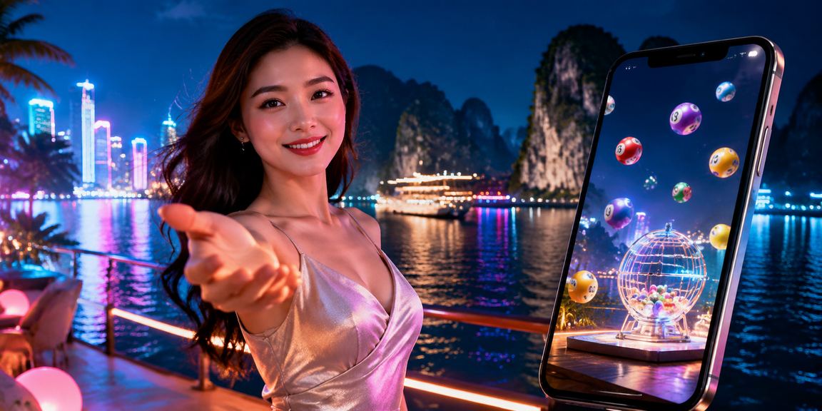 Khung cảnh vé cược xổ số tại Hạ Long Bay