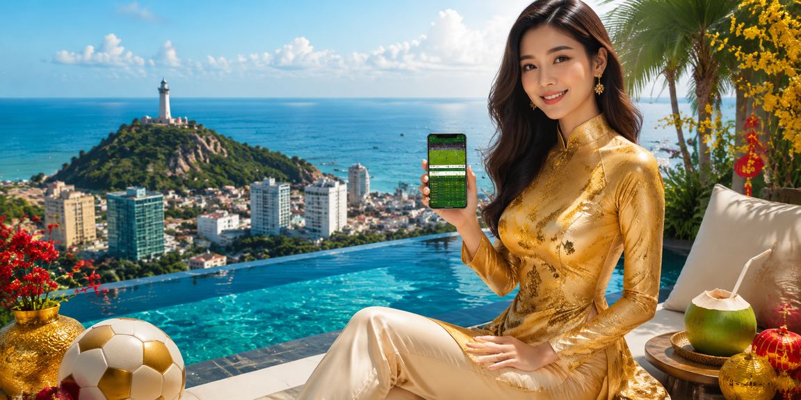 Cảnh nền casino tại Vũng Tàu với bàn cược hiện đại