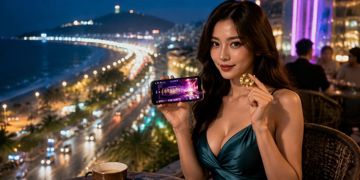 Khung cảnh người chơi trải nghiệm tải xuống và cờ bạc tại Vũng Tàu